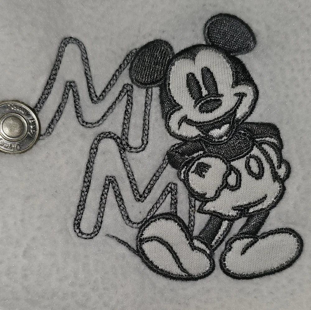 Disney Baby Mickey Mouse Bomber Jacket Sherpa Varsity Sz 12-18M - Picture 7 of 12